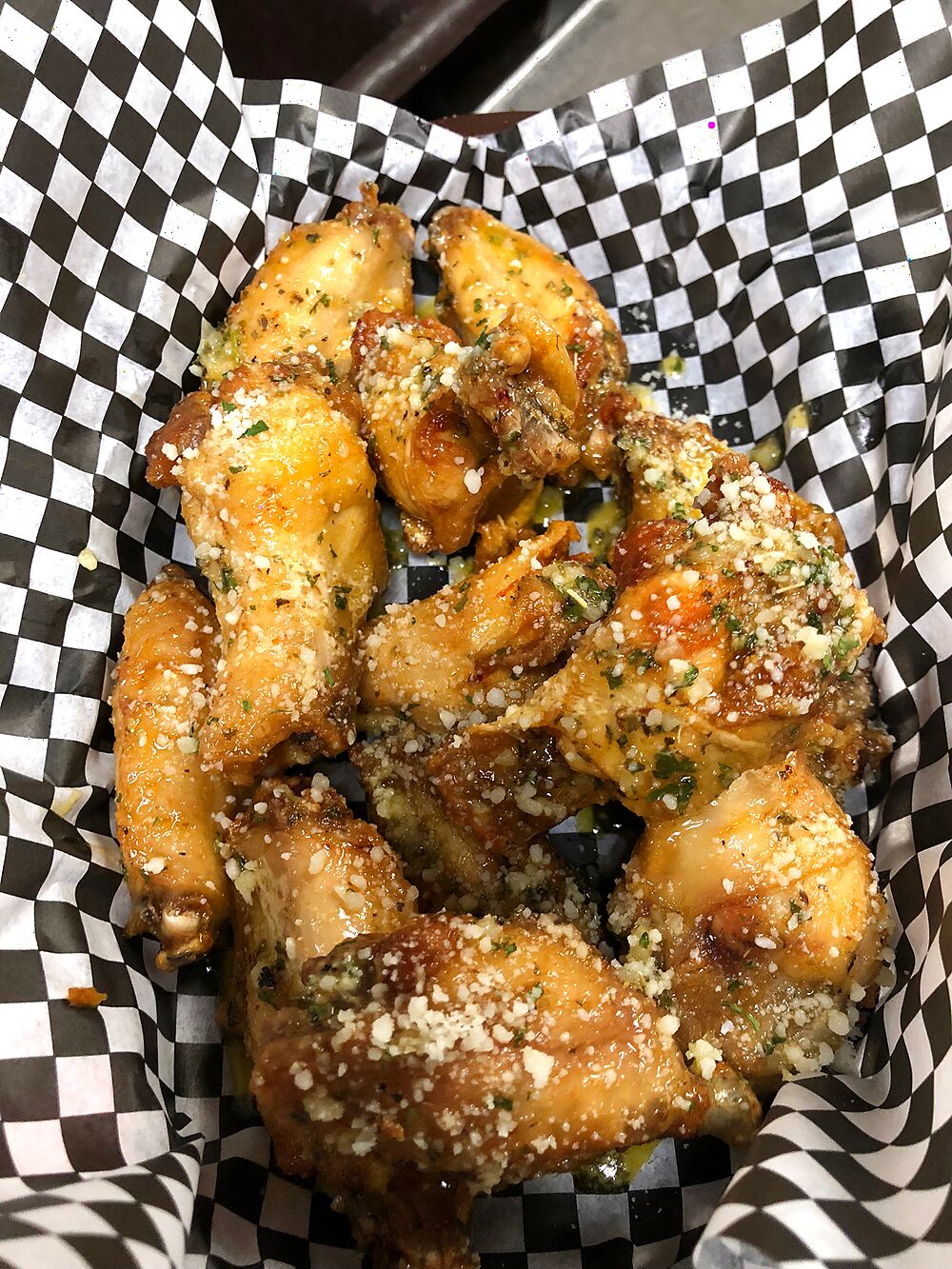 Garlic parmesan wings