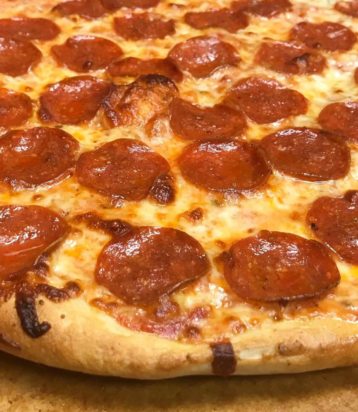 Twin Trees pepperoni pizza
